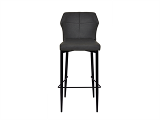 Runa high bar stool, anthracit grey
